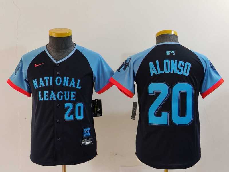 Youth New York Mets #20 Pete Alonso Number Navy 2024 All Star Limited Stitched Jersey,We sell and wholesale Youth New York Mets #20 Pete Alonso Number Navy 2024 All Star Limited Stitched Jersey on line form chian!